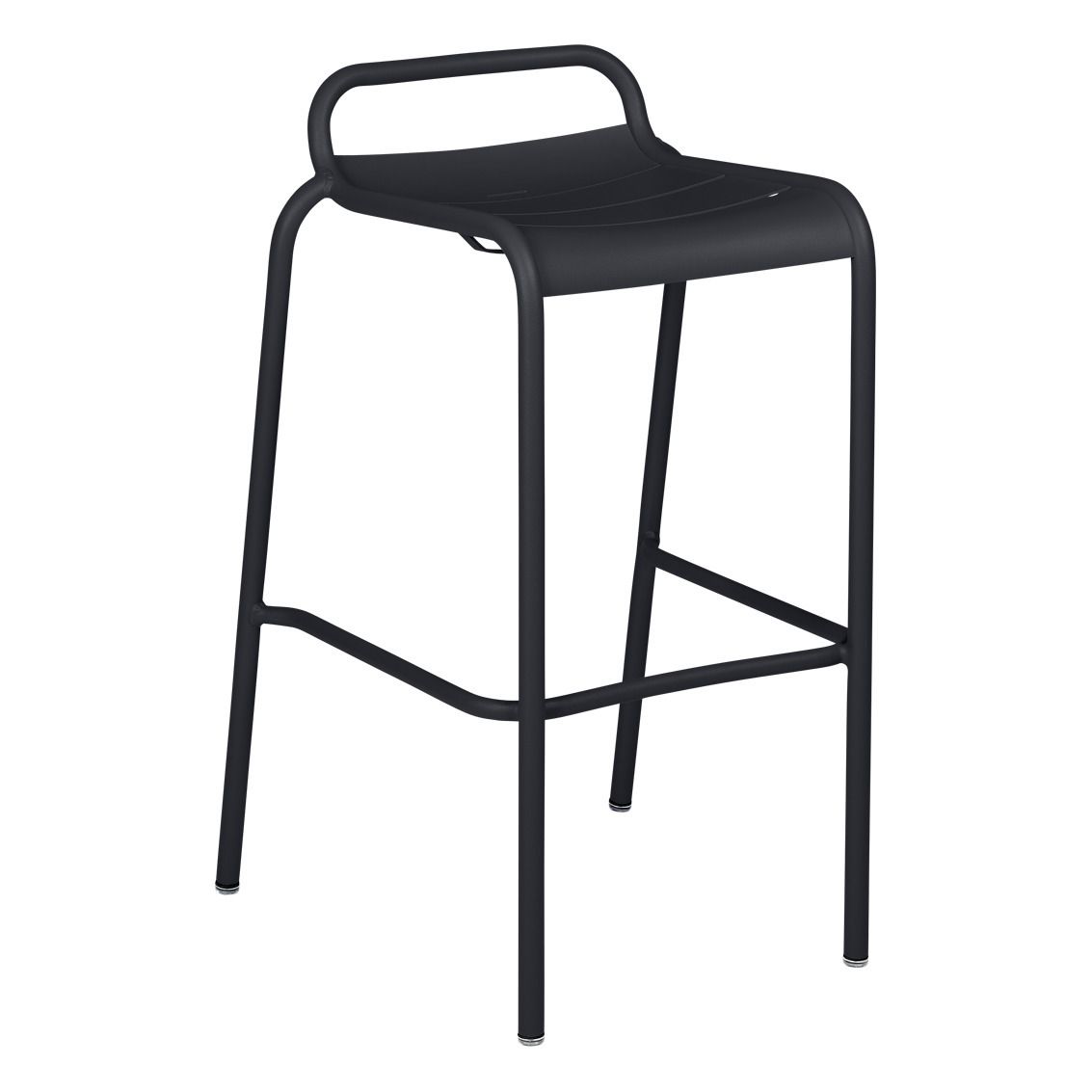 Fermob - Tabouret de bar Luxembourg - Set de 2 - Carbone