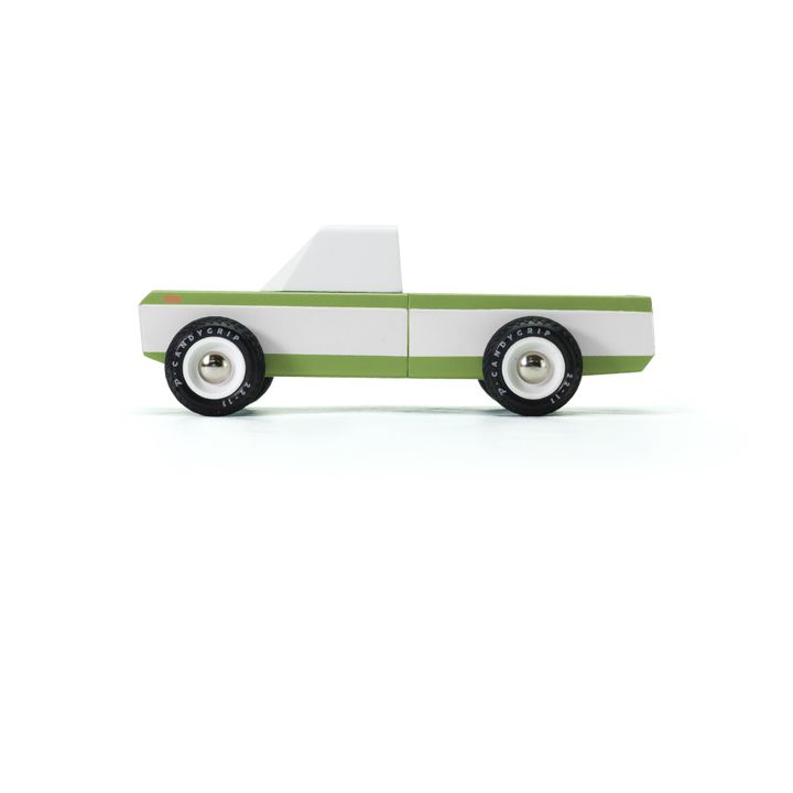 Longhorn Wooden Car | Olive green- Product image n°0