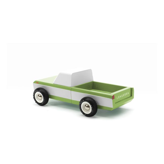 Coche Longhorn de madera | Verde oliva