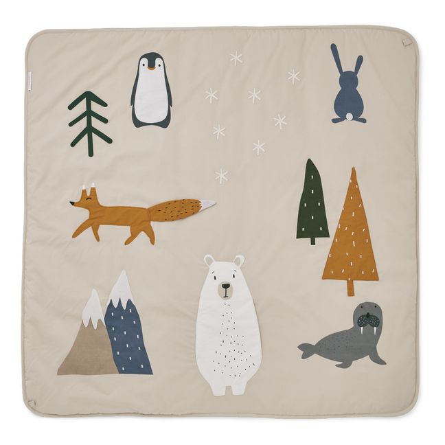 Glenn Organic Cotton Play Mat Green Liewood Design Baby