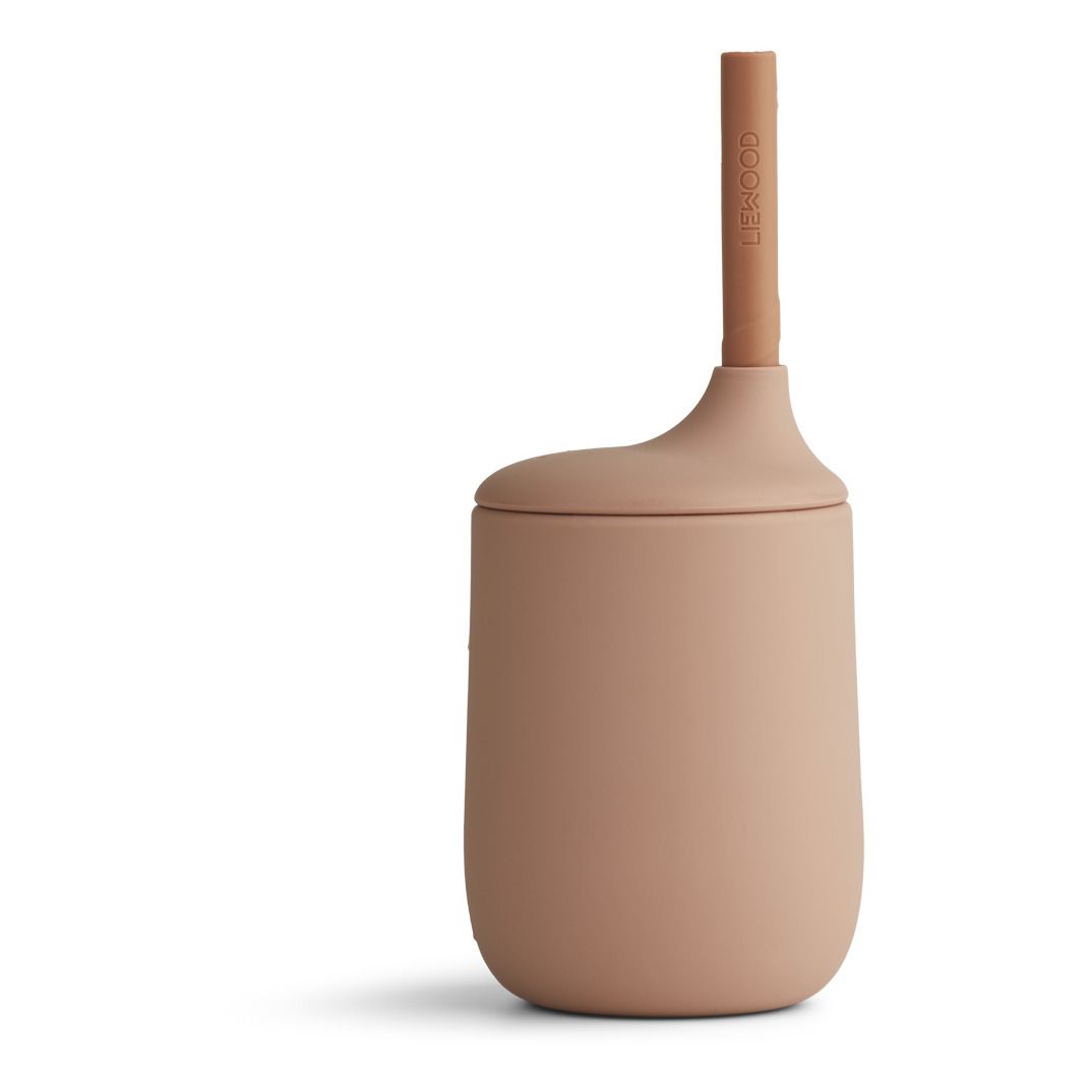 Liewood - Gobelet avec paille Ellis en silicone - Rose