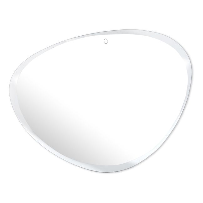 Specchio bisellato extra piatto - forma aleatoria ovale 87x67 cm