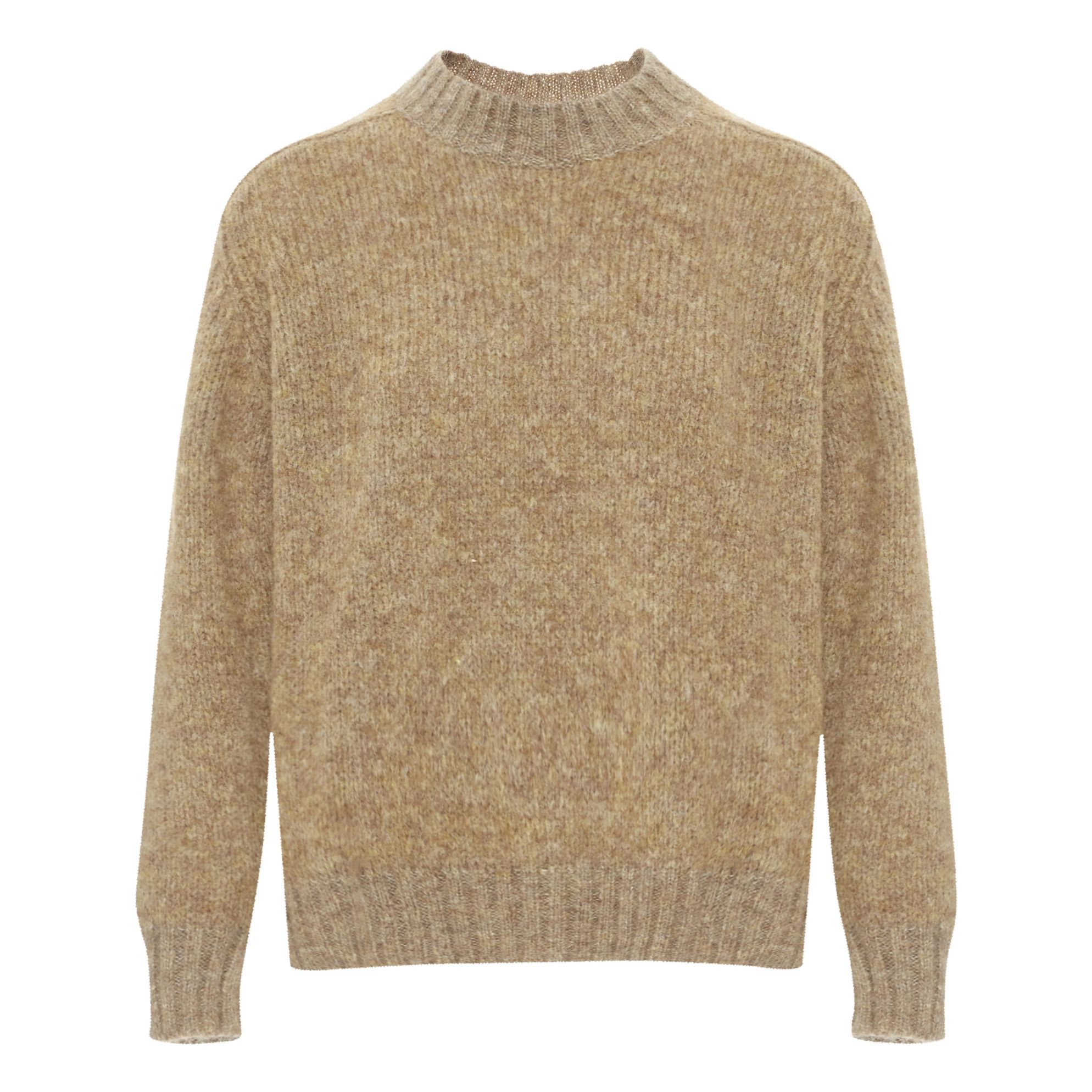 King Wool and Mohair Sweater Beige