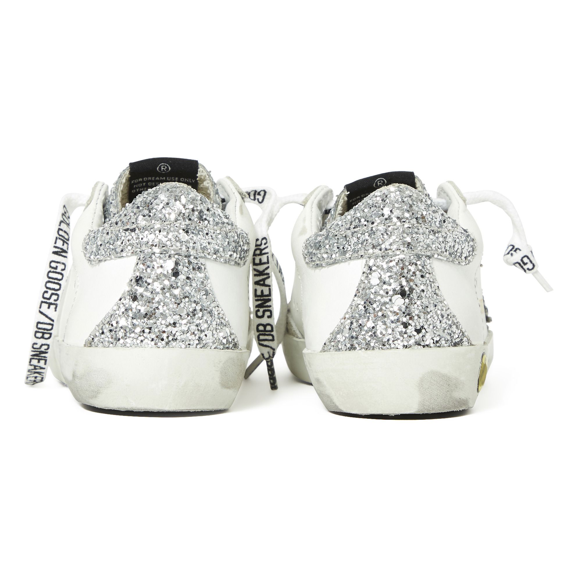 golden goose superstar sneakers silver