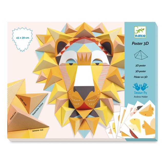 Póster 3D The King para construir
