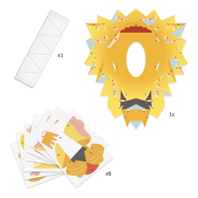 Póster 3D The King para construir