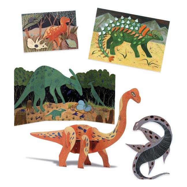 Cofanetto attività il mondo dei dinosauri Multicolore
