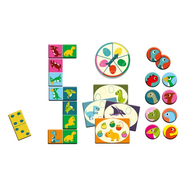 Bingo Mémo Domino Dinosaures