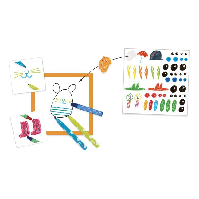 Funny Animals Colouring-in Kit
