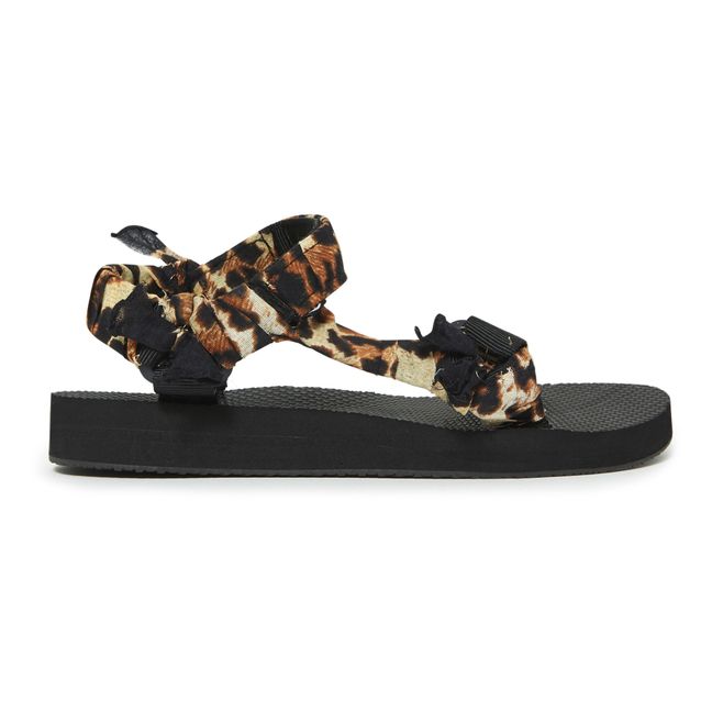 Trekky Print Sandals -Women's Collection- Leopard