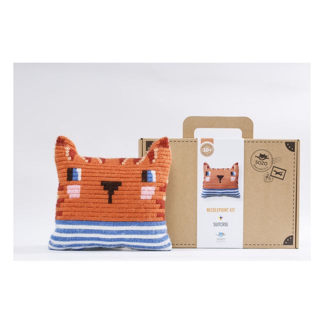 Cat Needlepoint Cushion Kit