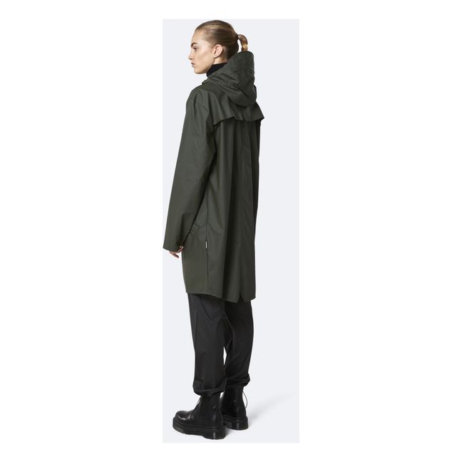 Unisex Long Waterproof Waxcoat | Green