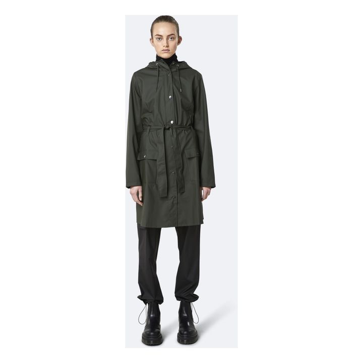 Waterproof Belted Parka Khaki Rains 