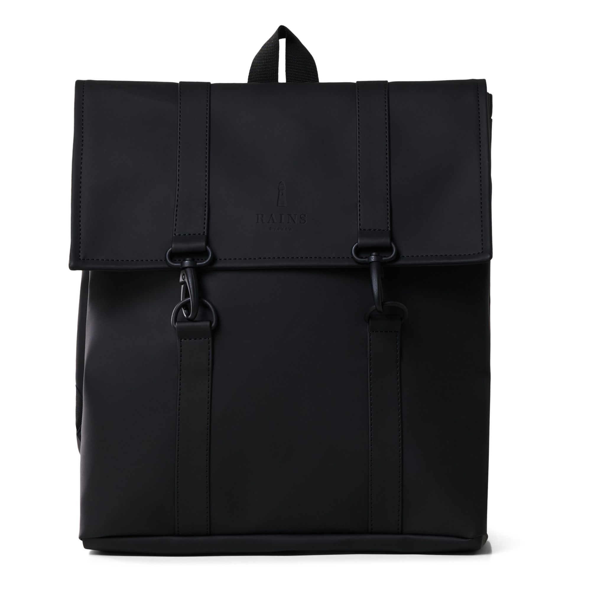 MSN Mini Waterproof Backpack Black Rains Fashion Adult