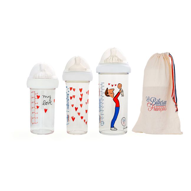 Biberones Papa by Soledad - Set de 3