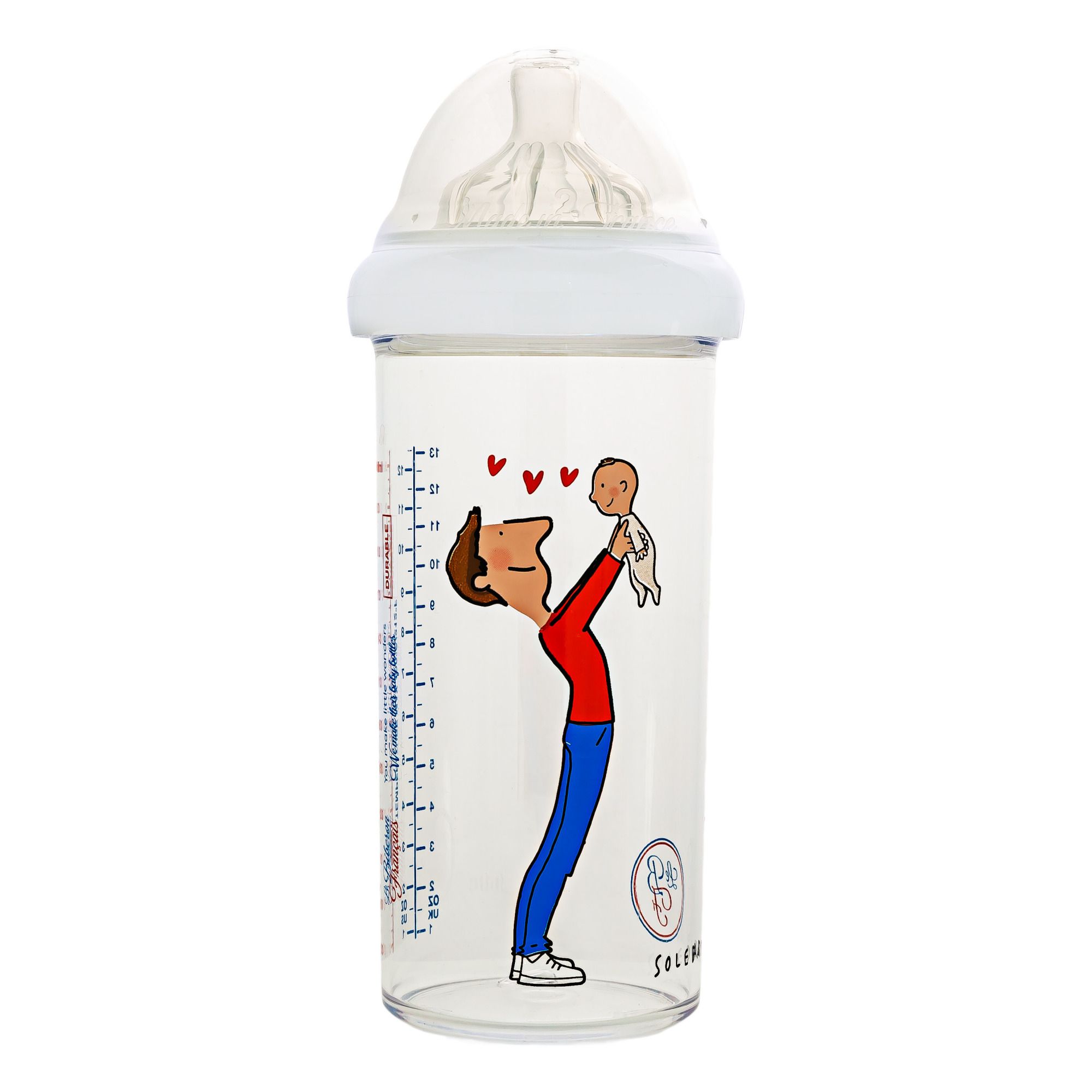 Babyflasche Papa By Soledad Le Biberon Francais Design Baby Smallable