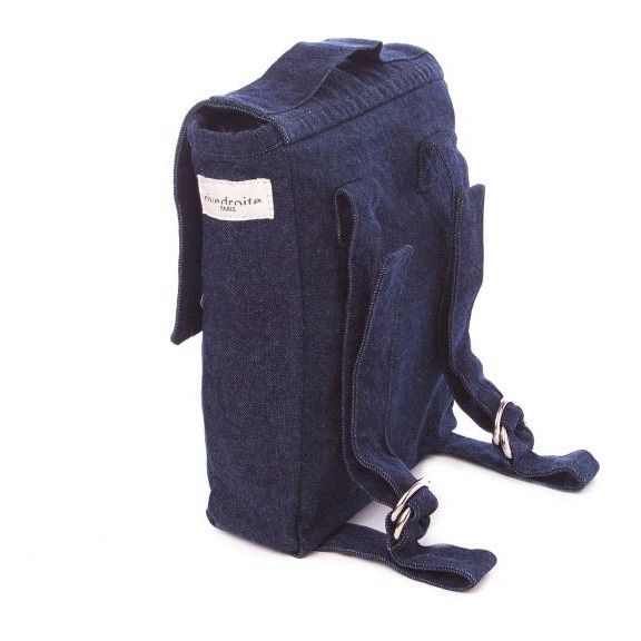 Zaino bambino Minimies in cotone riciclato | Demin