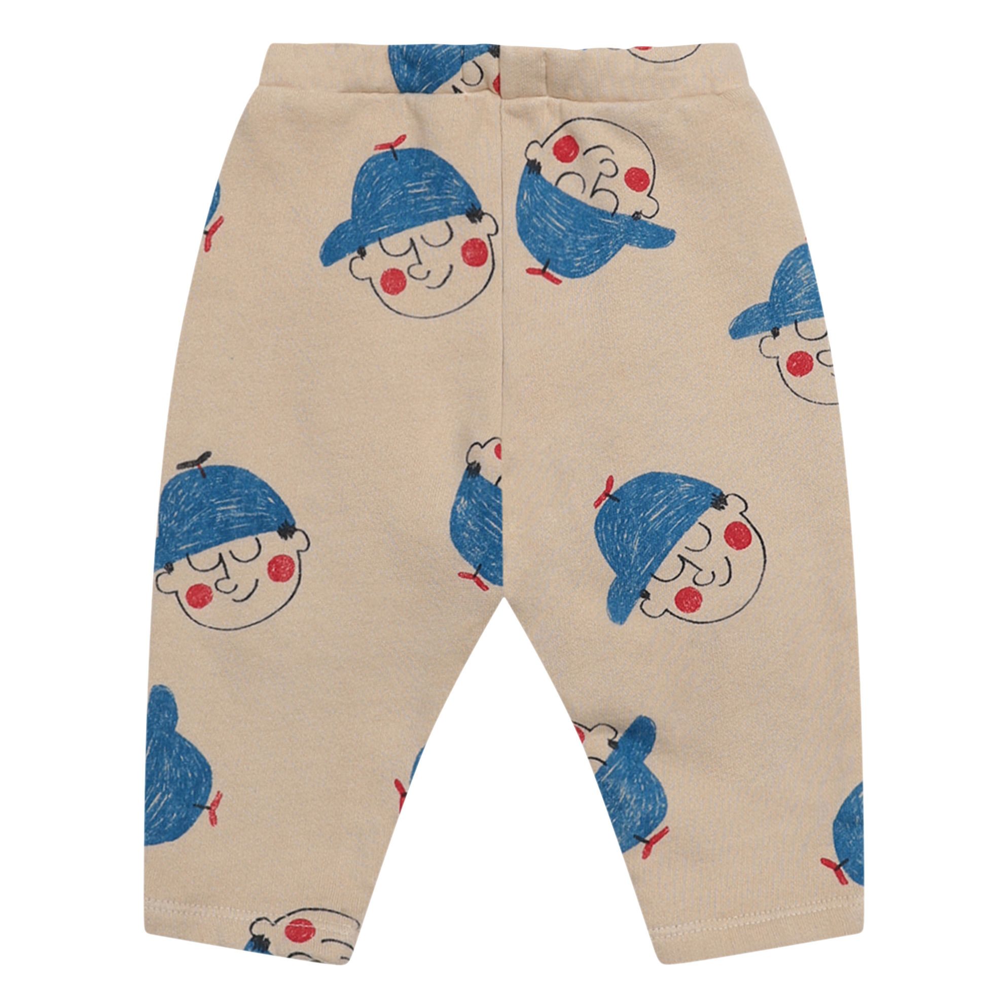 Boys Organic Cotton Baby Joggers Ecru Bobo Choses Fashion Baby