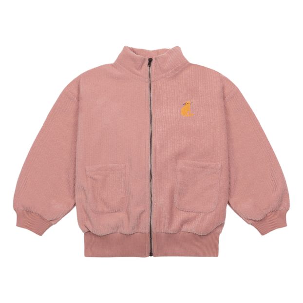 terry cloth zip up hoodie