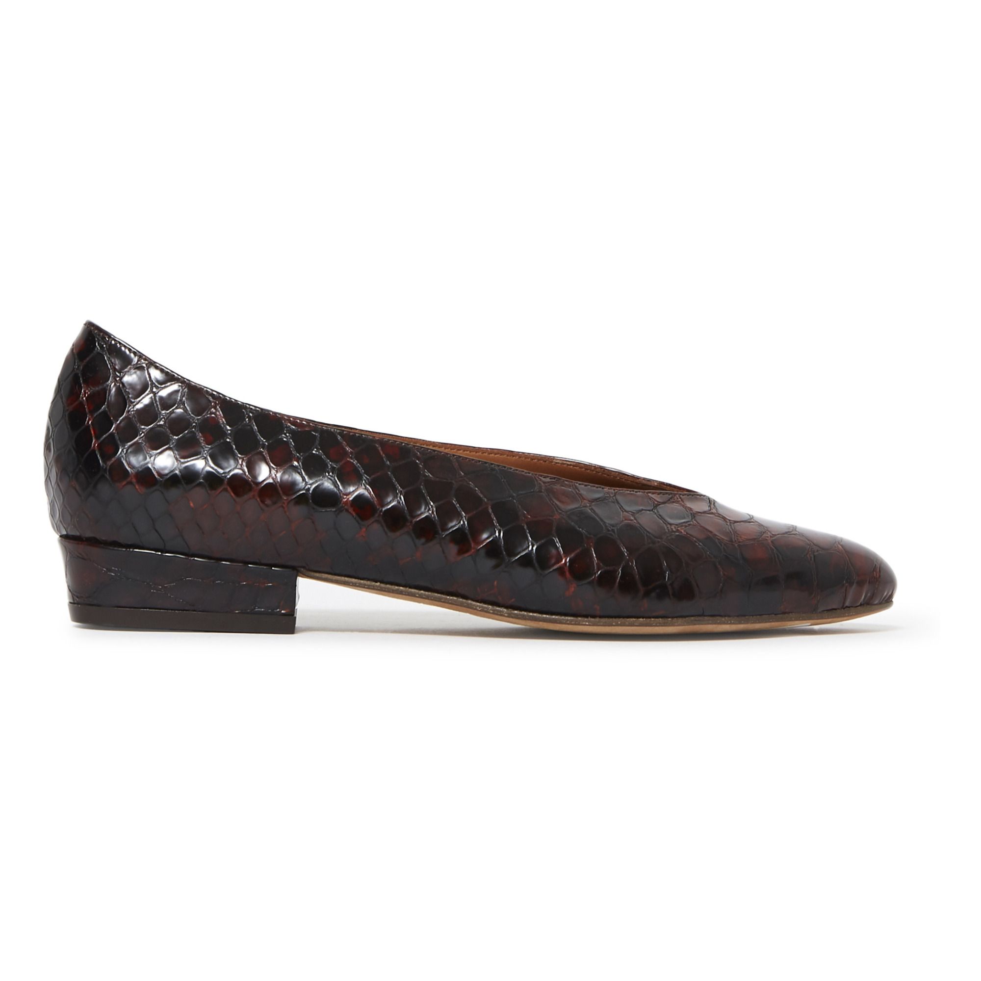 abide croco print casual flats