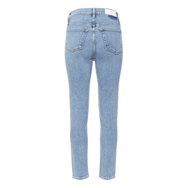 Jean 90's High Rise Ankle Crop | Chilled Indigo