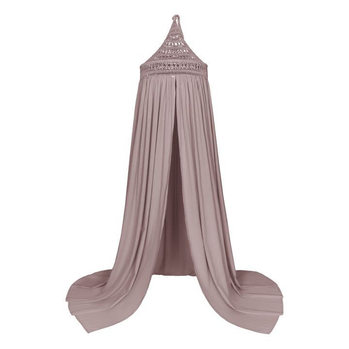 Dusky pink deals bed canopy