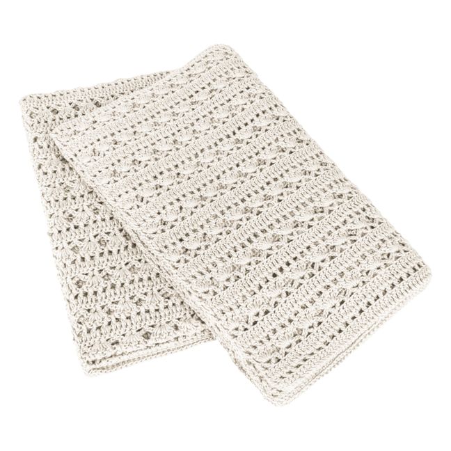 Tara Crochet Blanket Natural S000