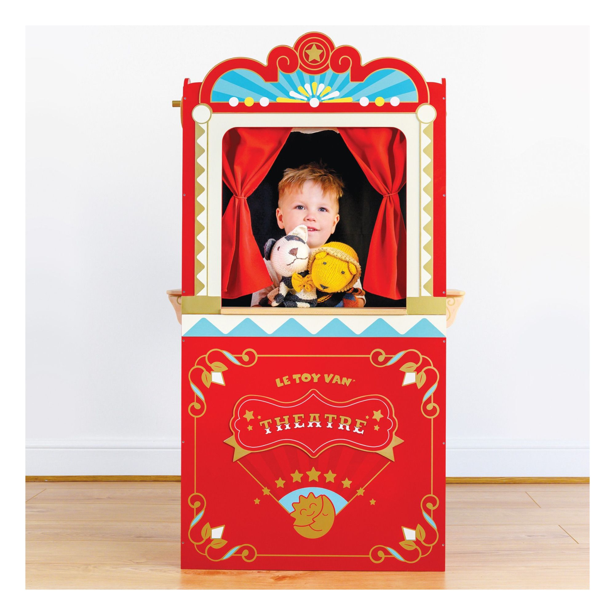 Puppet Theatre Red Le Toy Van Toys and Hobbies Children