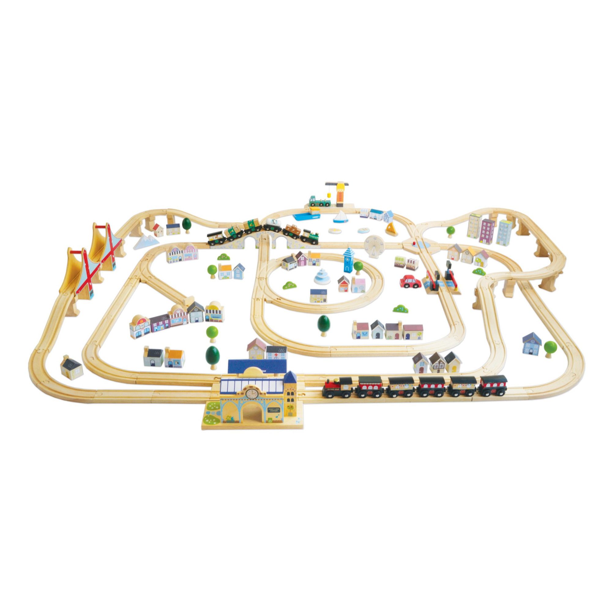 Le Toy Van - Le train Royal Express et ses accessoires - 180 pièces - Multicolore
