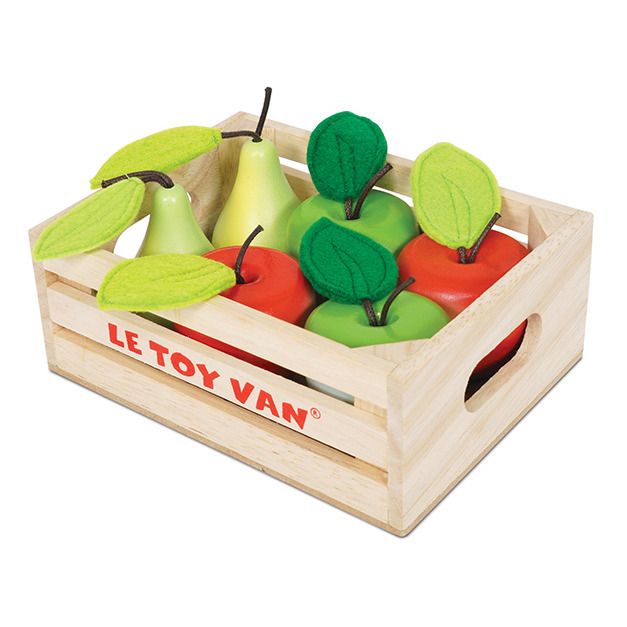 Toy Crate of Apples and Pears