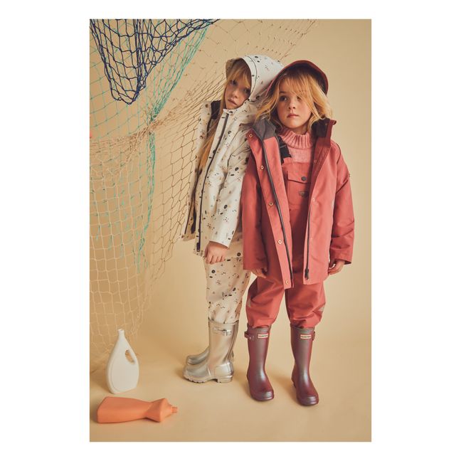 Parka impermeable | Rosa