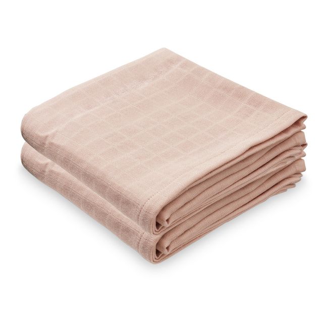 Organic Cotton Swaddle - Set of 2 Dusty Pink
