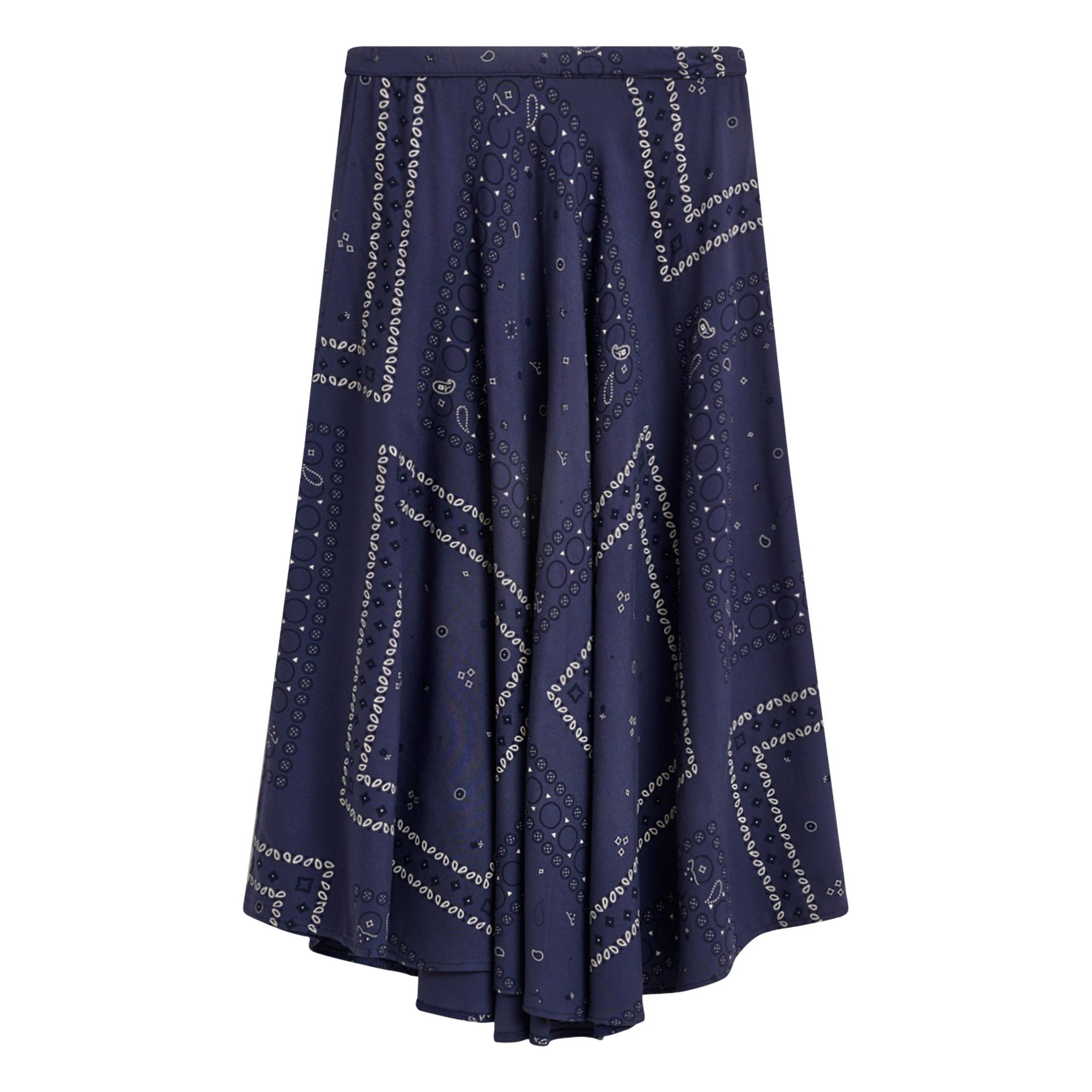 Bellerose - Bandana Power Long Skirt - Navy blue | Smallable