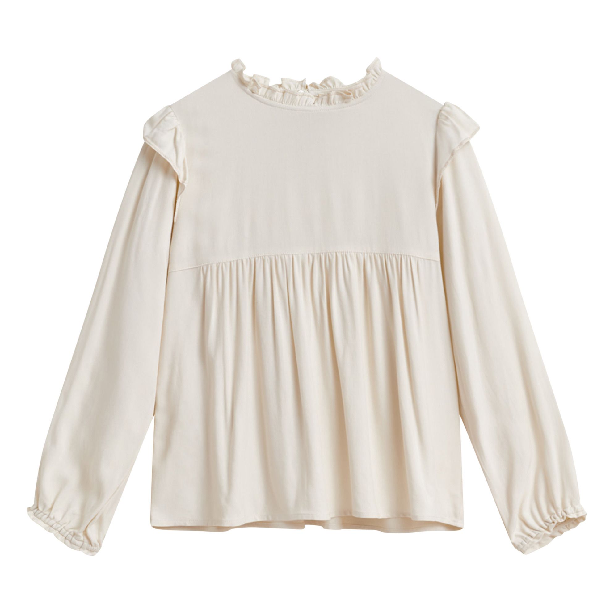 Bellerose - Blouse Perform - Fille - Ecru
