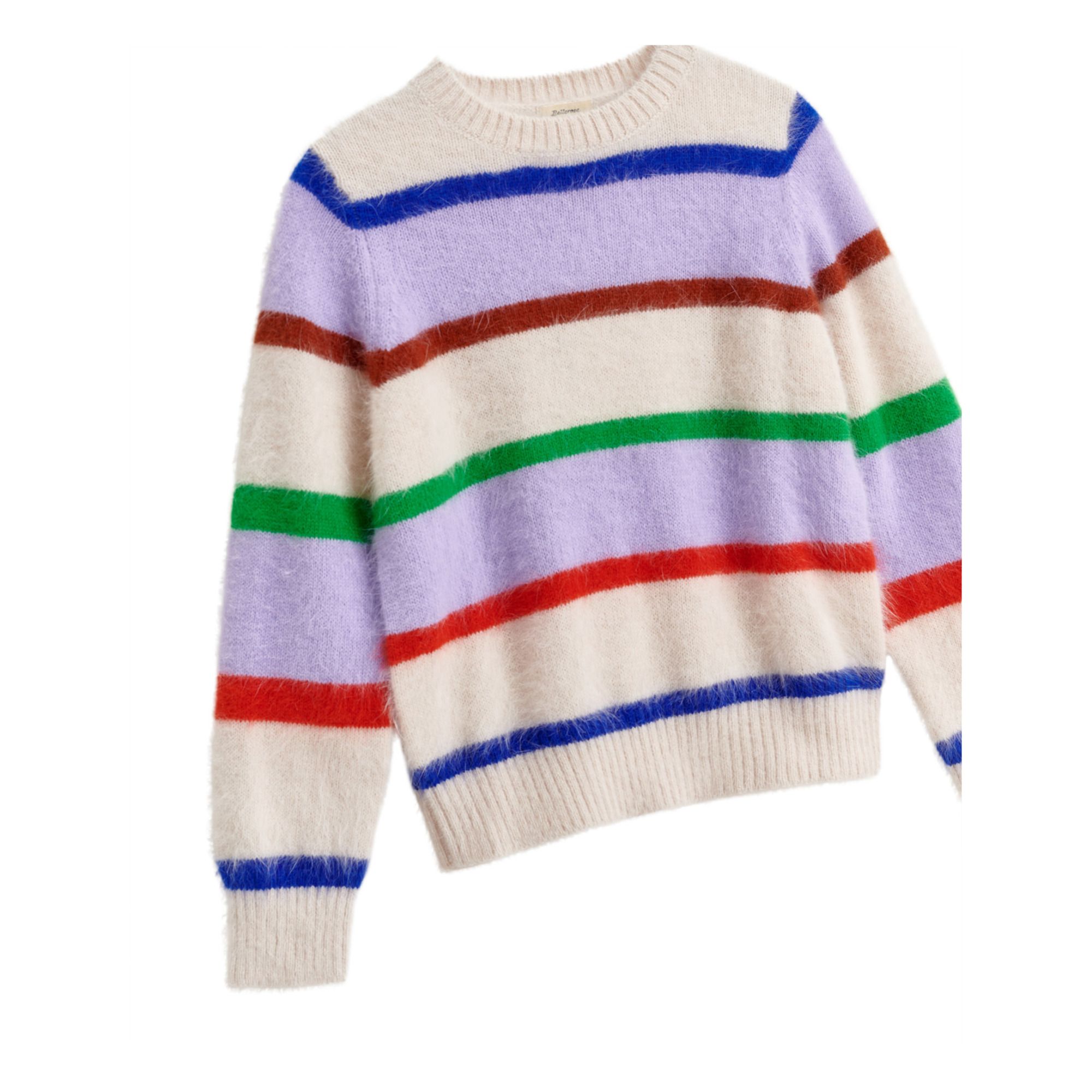 Dweet Angora Striped Sweater Purple Bellerose Fashion Teen