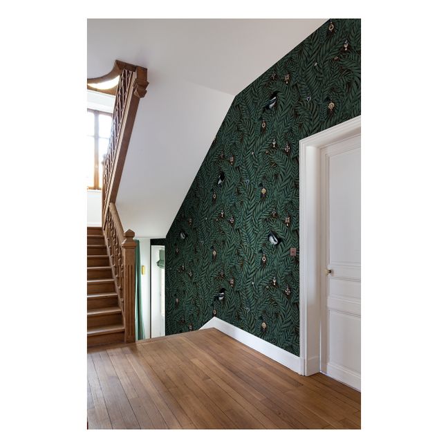 Jewel Wallpaper - 3 Rolls | Chrome green