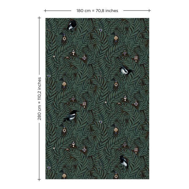 Bijou - 3 lès | Vert sapin