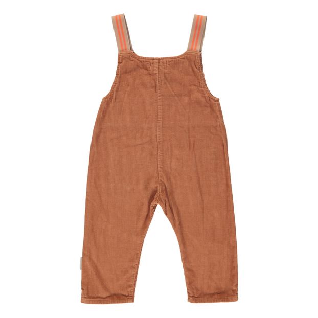 Velvet Ribbed Overalls Caramel Piupiuchick Fashion Baby, Children