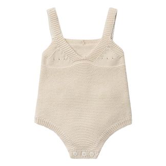 Stella McCartney Kids Strampler aus Bio-Baumwolle und Merinowolle Hase-listing