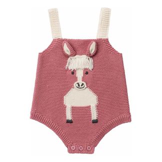 Stella McCartney Kids Strampler aus Bio-Baumwolle und Merinowolle-listing