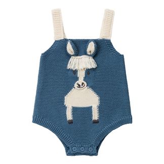 Stella McCartney Kids Strampler aus Bio-Baumwolle und Merinowolle-listing