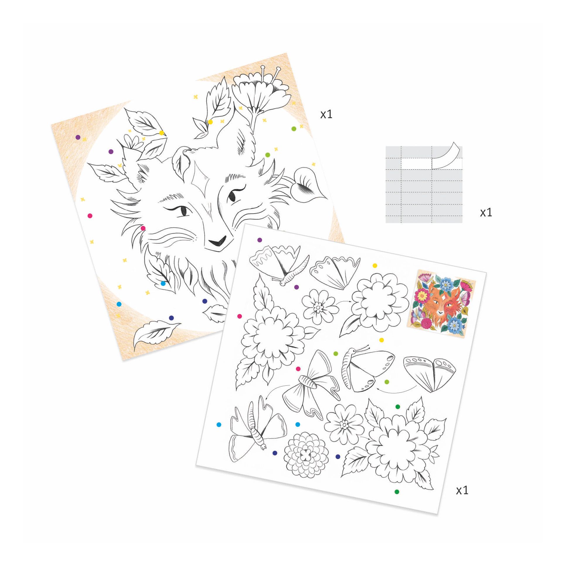 Forest-themed Colouring Book- Product image n°1