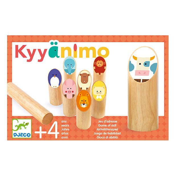 Kegelspiel aus Holz Kyyänimo- Produktbild Nr. 0