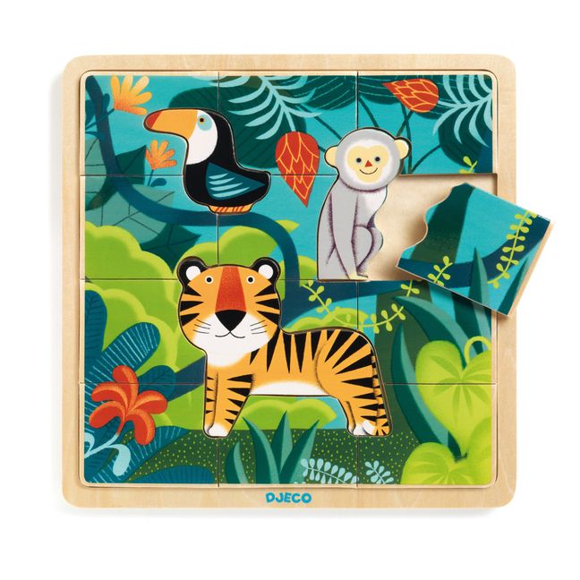 Puzzle Dschungel 12 Teile