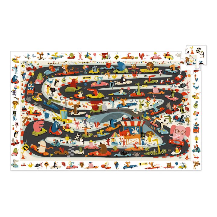 54-piece Car Rally Puzzle- Product image n°1