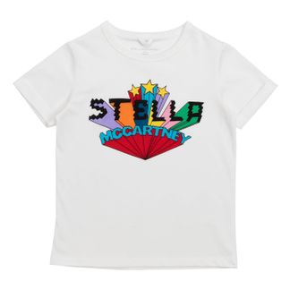 Arlow Stella Records T-Shirt Ecru Stella McCartney Kids Fashion