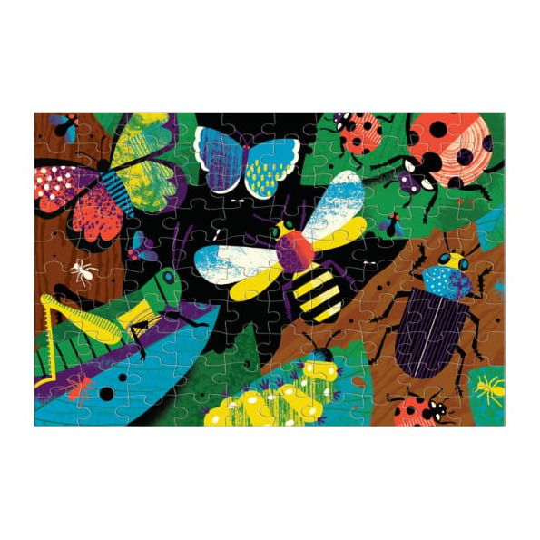 Glow-in-the-dark Insect Puzzle - 100 pieces