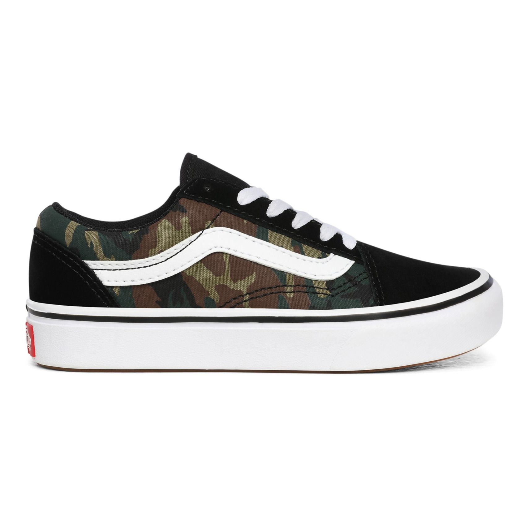 Old Skool Camouflage Sneakers Dark green Vans Shoes Teen