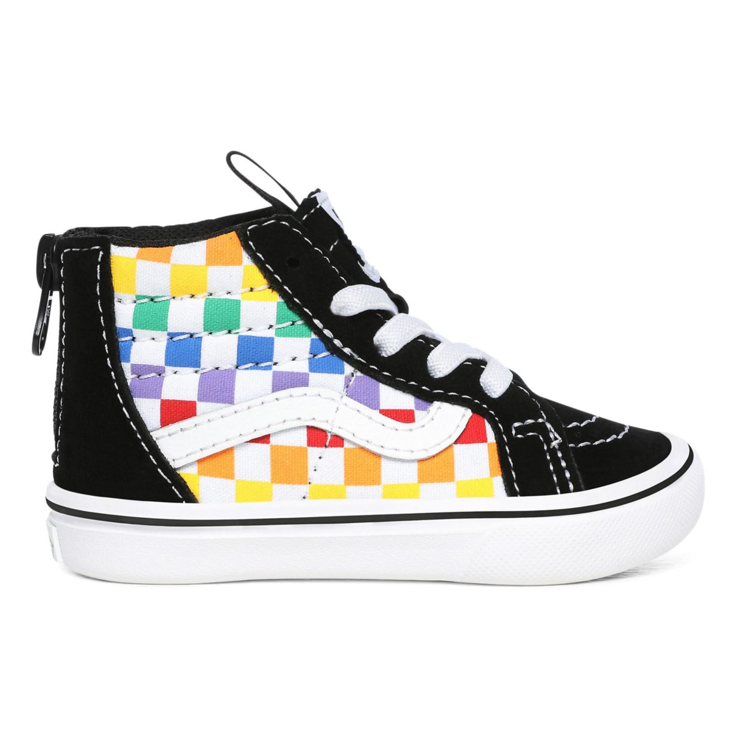 Vans - Baskets SK8-Hi Zippées - Fille - Multicolore