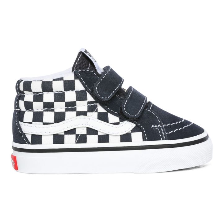 vans damier bleu